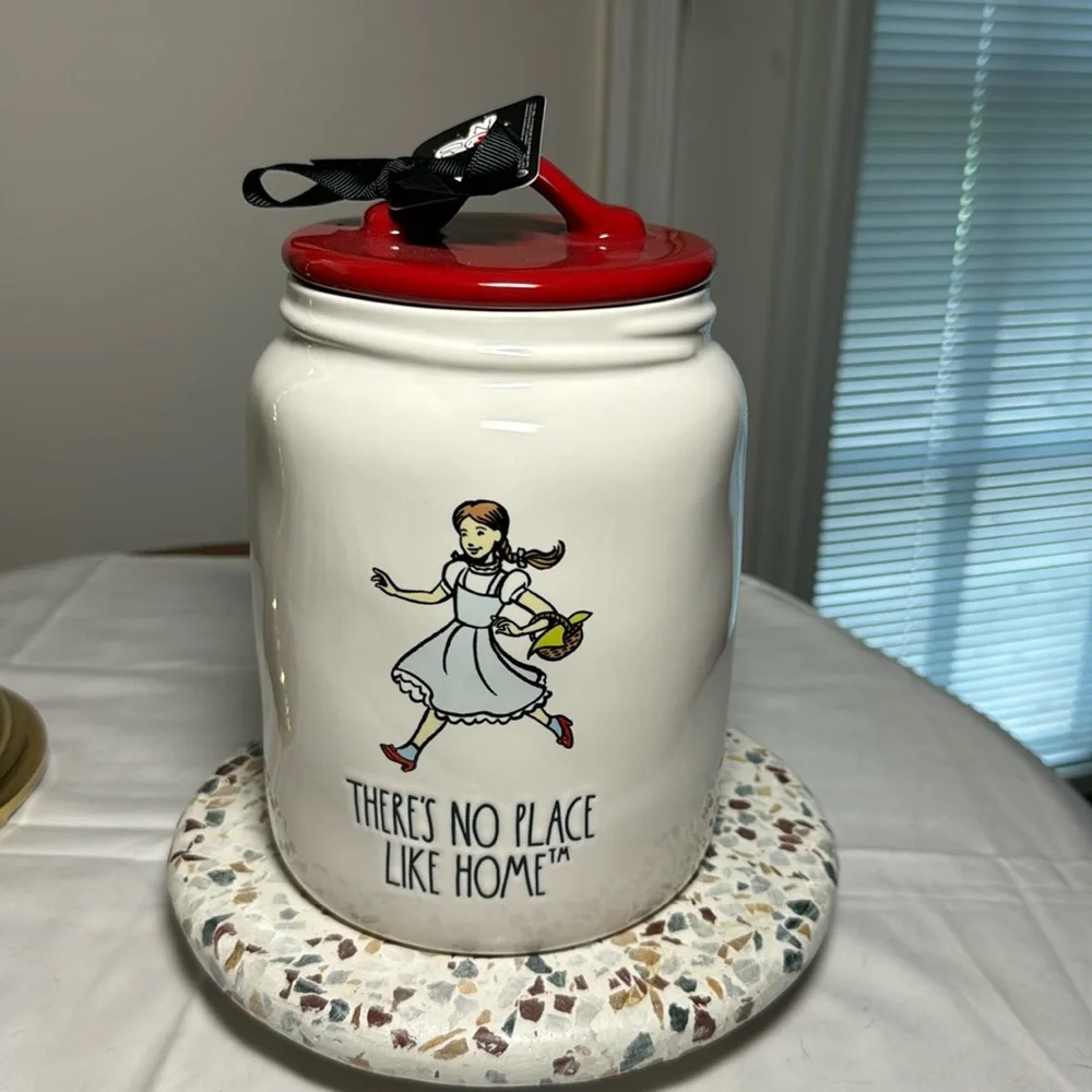 Rae Dunn No place like home with Dorothy canister